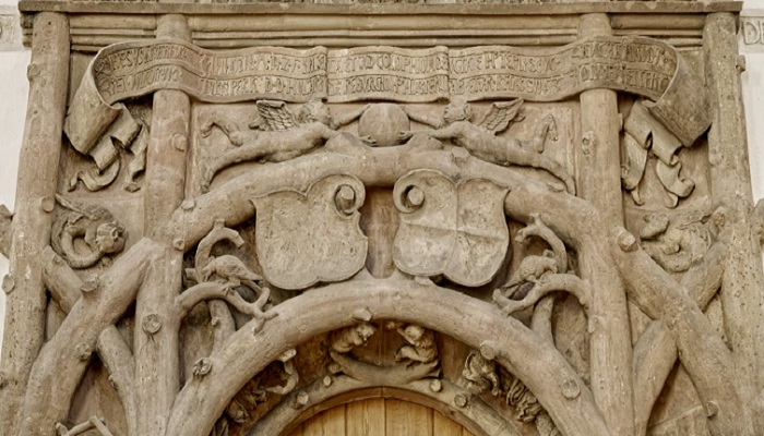 Astwerkschmuck am Portaldurchgang der ehem. Klosterkirche der Benediktiner zu Chemnitz (Detail), Franz Maidburg, 1525, ©Privat